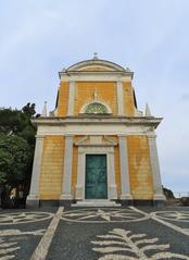 facade of San Giorgio Church in Portofino