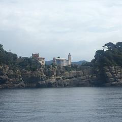 scenic view of Parco di Portofino with lush greenery