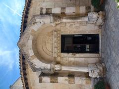 Ancient facade of San Giovanni al Sepolcro church in Brindisi