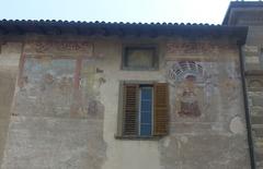 external frescoes of San Michele al Pozzo Bianco church