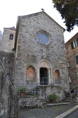 San Nicolò church in San Rocco village, Camogli, Genoa, Italy