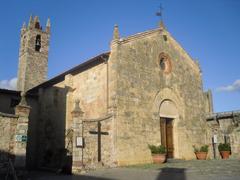 Church of St. Mary in Monteriggioni, Italy