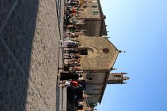 Monument in Monteriggioni, Italy