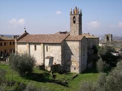 Monteriggioni Church Santa Maria Assunta scenic view