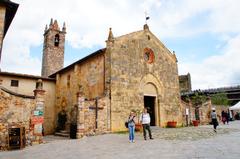 Santa Maria Assunta church in Monteriggioni