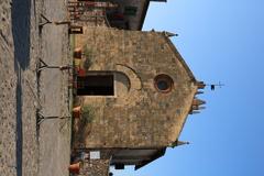 Monument in Monteriggioni, Italy