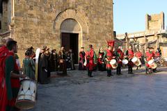 Monteriggioni cultural heritage monument in Italy