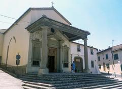 Chiesa di Santa Maria Primerana in Fiesole at night