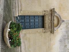 Cappella di San Marco portal in Lecce, Italy