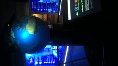 interactive globe showing various information about Earth