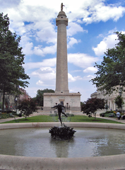 Washington Monument in Baltimore