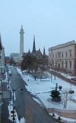 View from Westminster House Senior Apartments rooftop in Baltimore