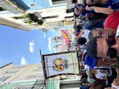 Grupo musical Paroano Sai Milhó in the 2 de Julho parade 2024, Salvador, Bahia