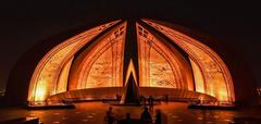 Islamabad Monument in Pakistan at twilight