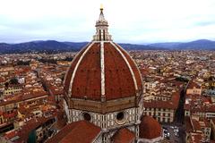 Firenze Baptistery aerial view