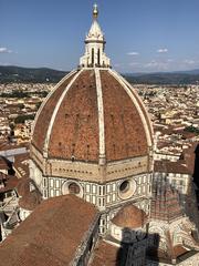 Brunelleschi's dome seen from the bell tower