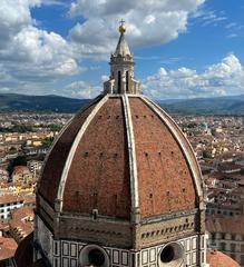 Dome of Santa Maria del Fiore church in Florence, Italy