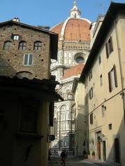 Alley view of the Duomo in Florence