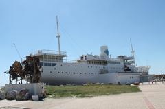 Le Lydia ship docked at Port-Barcarès, France