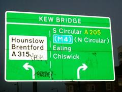 Kew Bridge on South Circular Road A205