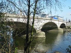 Kew Bridge over the River Thames on a clear day