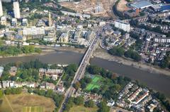 Kew Bridge over the River Thames in London