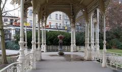 Sadová Colonnade with Snake Spring in Karlovy Vary