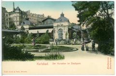 Kursalon im Stadtpark in Karlsbad, 1901