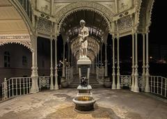 Statue of Hygieia in Sadova Colonnade, Karlovy Vary