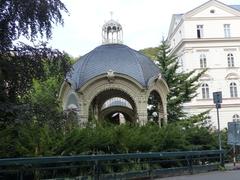 Karlsbad Park Colonnade pavilion in the Czech Republic