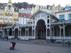 Karlovy Vary wooden colonnade