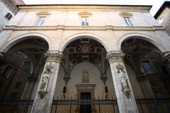 Loggia della Mercanzia in Siena, Tuscany, Italy