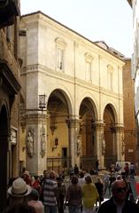 Loggia della Mercanzia in Siena, Italy