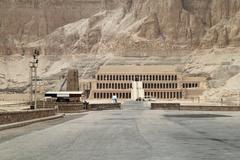 Deir el-Bahari mortuary temple complex in Luxor, Egypt