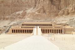 Deir el-Bahari mortuary temples and tombs in Luxor, Egypt