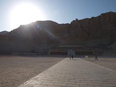 View of Hatshepsut's mortuary temple at Deir el-Bahri