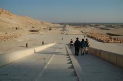 Panoramic view of the Hatshepsut Temple