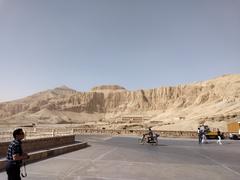 Al-Deir Al-Bahari Temple complex with ancient Egyptian mortuary temples and tombs