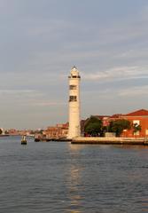 Murano lighthouse with blue sky