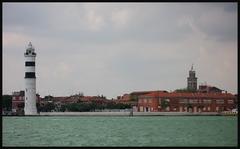 Murano island with colorful buildings and canal