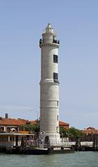 Murano lighthouse in Venice, Italy