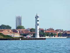 Murano lighthouse on a sunny day