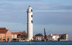 ACTV Boat Stop at Murano Faro in Venice