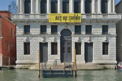 Detail of Ca' Corner della Regina on the Canal Grande in Venice