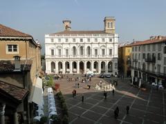 Bergamo city panorama