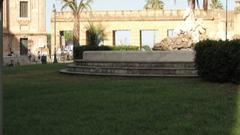 Fontana del Cavallo Marino in a public square