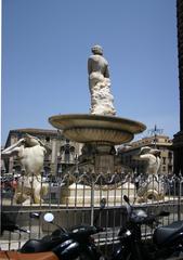 Fontana dell'Amenano in Catania, Italy