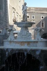 Amenano Fountain in Piazza del Duomo, Catania