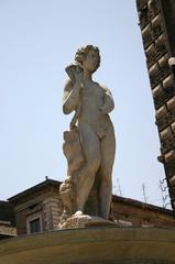 Fountain of River Amenano in Catania, Italy