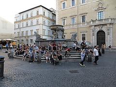 Fountain at Piazza S. Maria in Trastevere